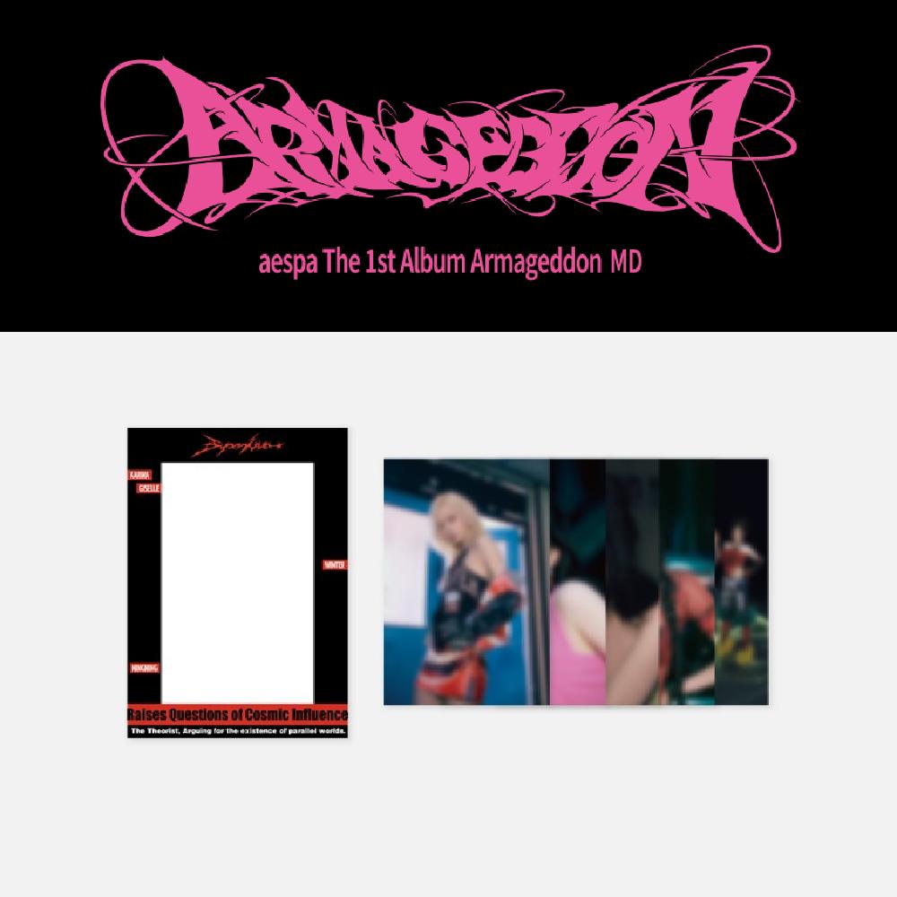 

Предварительный заказ aespa The 1st Armageddon MD Stand Photo Set