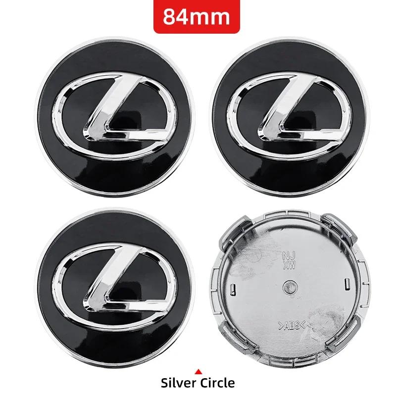 4 pièces 62 MM 84 MM Cache-moyeu de roue de voiture Cache-écusson de moyeu Pour Lexus IS250 CT200h GS300 LS430 RX450h LX570 IS300 ES RX LS IS NX CT