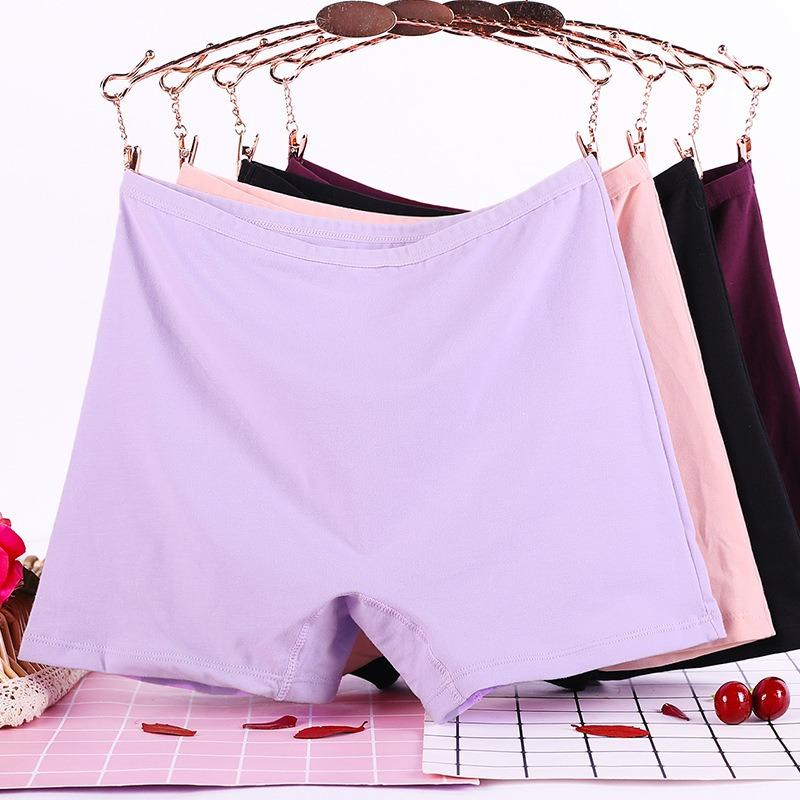 Women's Plus Size Summer Thin Cotton Anti Tarnishing Flat Angle Panties