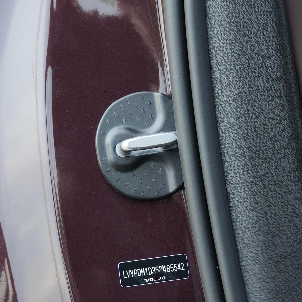 Volvo Car Door Lock Cover for XC60, S90, S60, V60, V90, XC40, XC90 - Latch Stopper Protective Sleeve