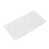 2 Pcs Anti Wrinkle Silicone Nipple Pads Reusable Ultra Thin Round Anti Wrinkle Chest Patces for Women