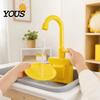 Leak-proof Kids Faucet Pretend Play Sink Toy Replacement, Electric Water Circulation Child Safe Kitchen for Kitchen, Dishwasher Role Interactive