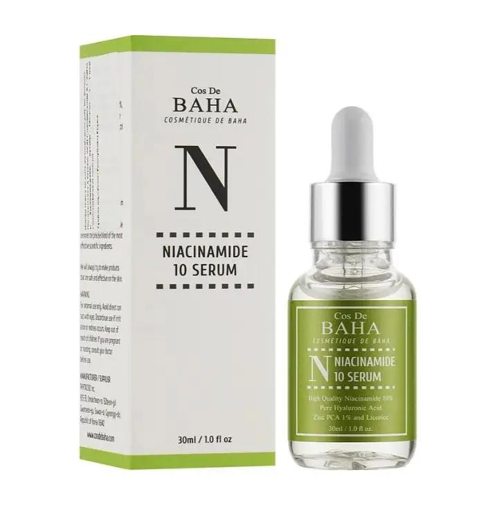 Regenerating Serum for Oily Skin with Niacinamide 10% Serum with Zinc 1% Cos De Baha 30 Ml