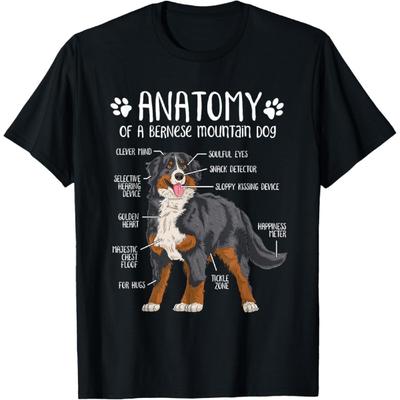 Funny Anatomy Bernese Mountain Dog Berner Lover T-Shirt