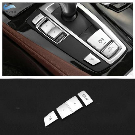 Fit for BMW 5 6 7 Serie F10 F07 Chrome Handbrake Auto H Left Switch Button Cover