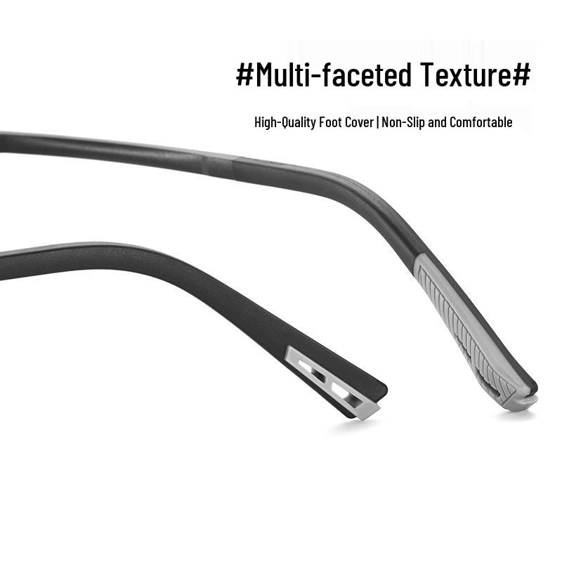 Retro Half-Frame Business Glasses for Men with Myopia