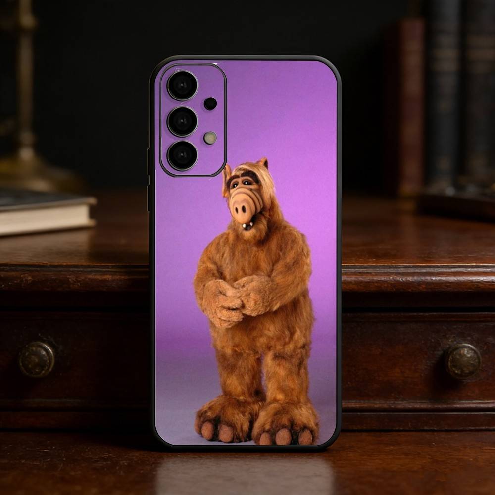 TV Series Alf Phone Case For Samsung S25,S24,S21,S22,S23,S30,Ultra,S20,Plus,Fe,Lite Black Shell