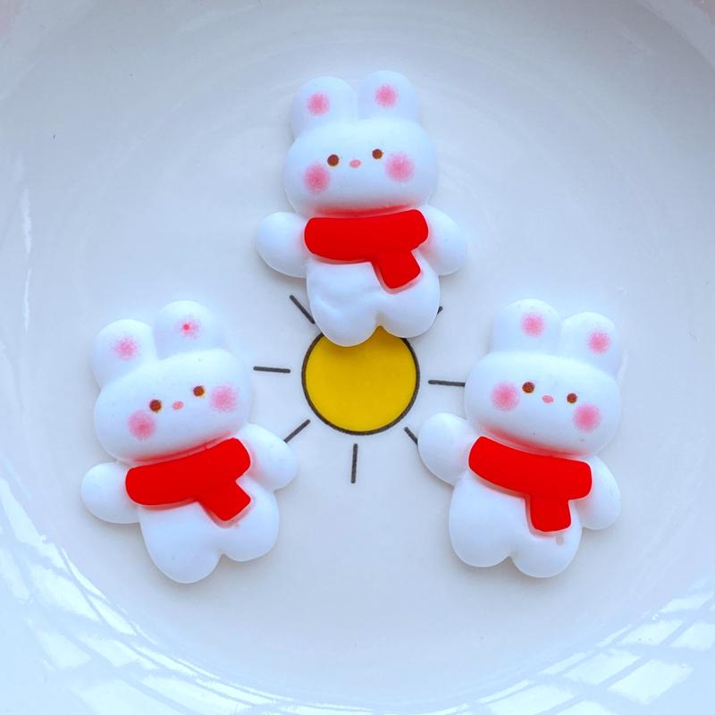 

10Pcs New Cute Mini Christmas Series Flat Back Resin Cabochons Scrapbooking DIY Jewelry Craft Decoration Accessorie