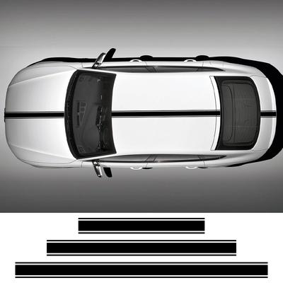Universal Car Hood Roof Tail Stickers Long Strip Graphics Vinyl Film Trim Decals Set Auto SUV Tuning Accessories Body Decoration