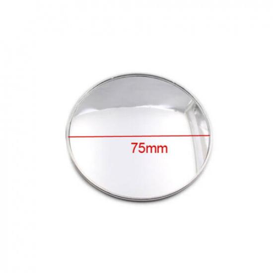 1x Blind Spot Mirror 75mm Round Convex Wide Angle Rear View Mirror For Truck Car
