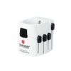 Adaptateur et convertisseur - skross - 3 poles 150 pays - universel - blanc - 1750w