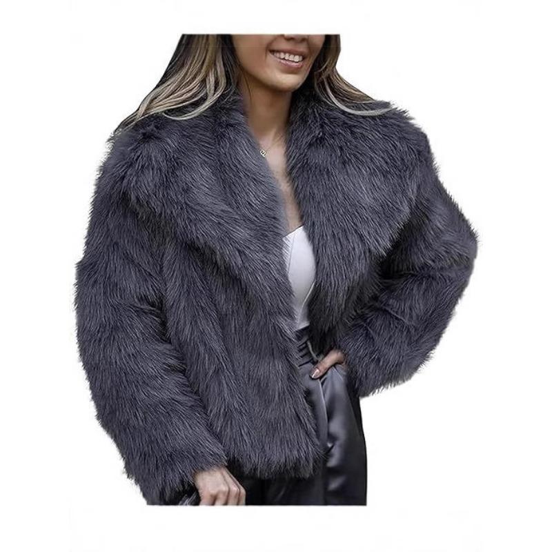 Women's Toka imitation fox fur coat women's autumn and winter new fur fur coat