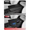 Car Armrest Cover Console Pad Cushion With Storage Pockets, Elbow Rest Protector Box Heightening Pad For Auto Center Consol G5D1