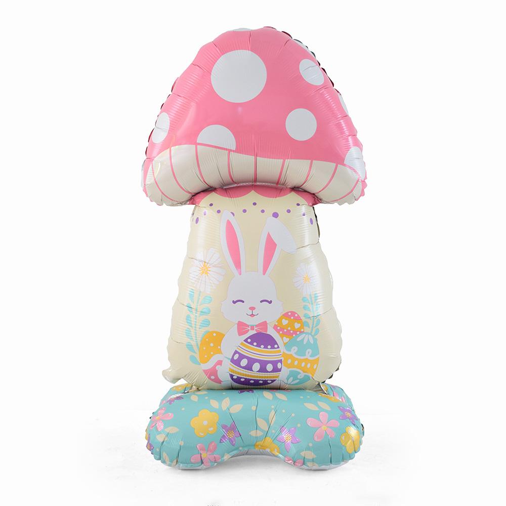 1 Standing Mr. Rabbit, 1 Standing Mrs. Rabbit, 2 Standing Carrots, 1 Standing Easter Stacking Toy, 1 Standing Easter Mushroom, 1 Standing Other