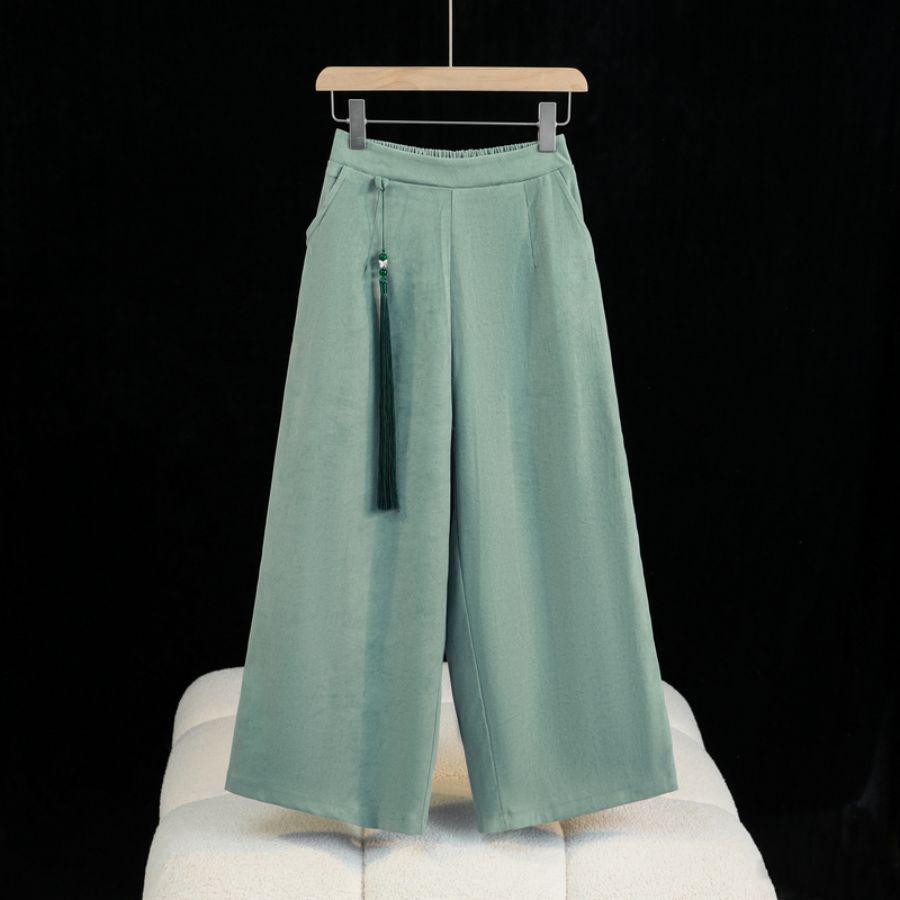 

Высококачественный зимний флисовый ретро-костюм Тан с меховым воротником Double Extra Large