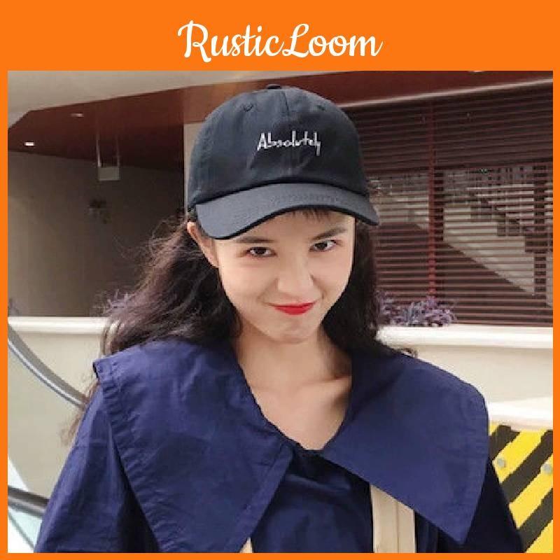 Embroidery Letter Motorhead Baseball Cap Women Peaked Caps Adjustable Hat Gift