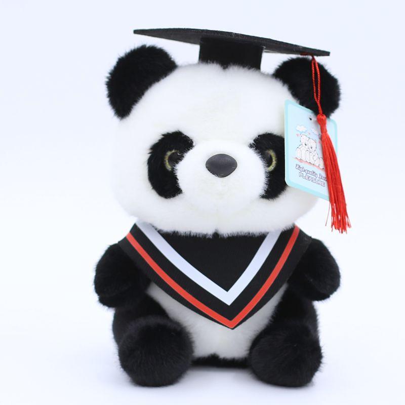 Student Graduation Dr. Child Panda Doll Doll Plush Toy Doll Student Graduation Gift