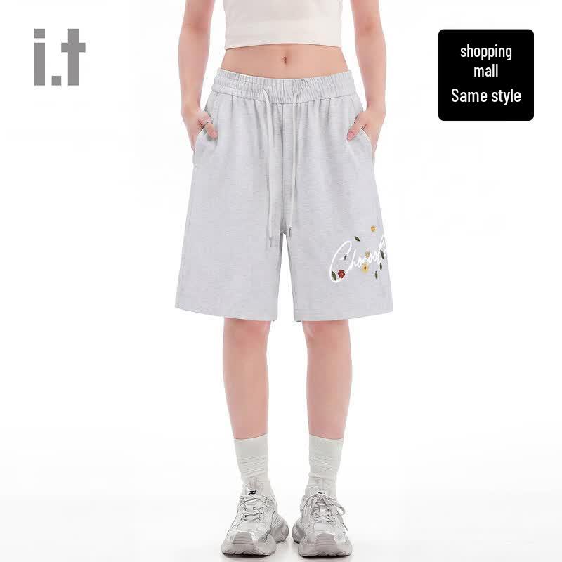CHOCOOLATE i.t Unisex Embroidered Sweat Shorts XL