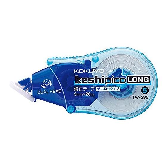 KOKUYO Correction Tape Kesipiko Long Blue 5mm x 26m TW-295