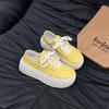 Niche Design Two Wear Thick-soled Little White Shoes Women's 2025 Summer New Versatile Breathable Trend Heightening Casual Board Shoes