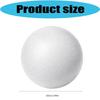 2Pcs White Foam Spheres 4Inch Polystyrene Foam Balls For Handmade Craft Art Painting Model Making Flower Arrangement