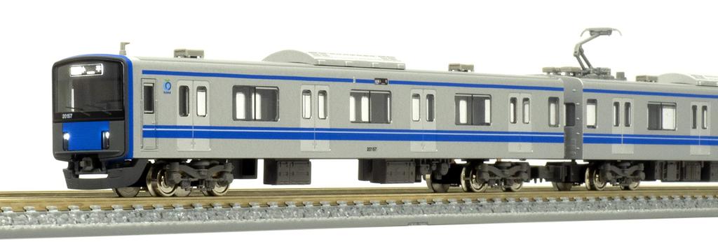 Green Max N Gauge Seibu 20000 Series Shinjuku Light Formation Set with Power 31546 Railway Model Train Line/20157 Formation/White 8-Car