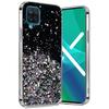 Case for Samsung Galaxy A12 / M12 / A12 2021, Glittery, Black