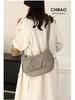 Trendy Women's Nylon Cloud Dumpling Crossbody Shoulder Bag - Large Capacity Casual Design