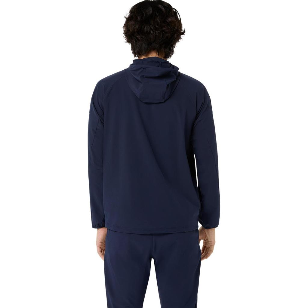 Trainingskleding WATERAFSTOTEND STRETCH GEWEVEN HOODIE MIDNIGHT 3XL [ASICS]