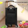 Compact Foldable Shopping Cart with Pull Rod & Universal Wheels – Insulated Bag Included