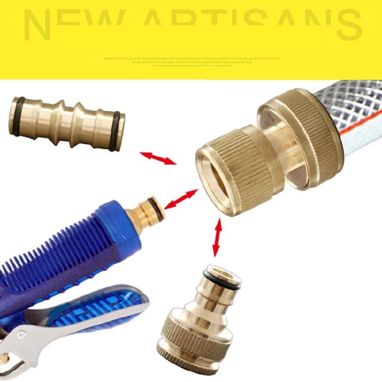 G3/4 Brass Garden Water Adapter G3/4'' Thread Faucet Quick Connector Hose