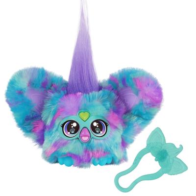 Furby Furbrets Mermey Mini Friend Mais de 45 sons, apenas idioma Furby, brinquedo de pelúcia elétrico, para maiores de 6 anos, multicolorido G0401 Produto original