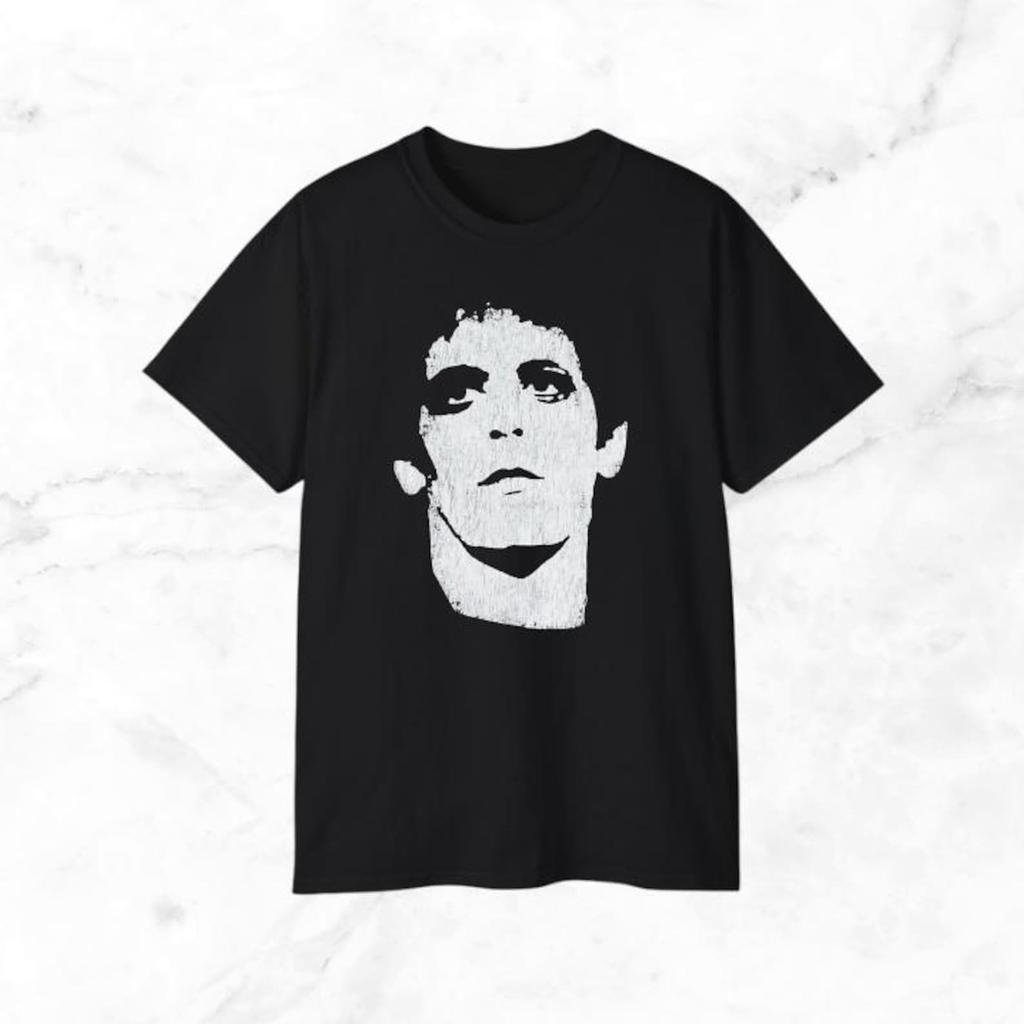 Maglietta Lou Reed | T-shirt Velvet Underground | Maglia Raglan Rock Band | Stile Vintage