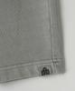 BOOVOOM [Plus Size] Stamp Garment-Dyed Sweat Bermuda Pants