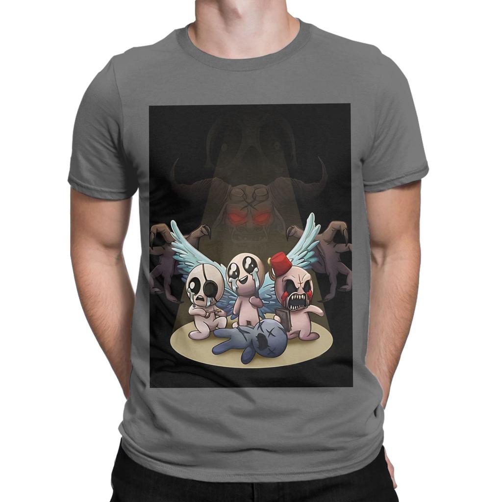 The Binding Of Isaac Black Poster Novelty Graphic 100 Cotton TShirt The Binding Of Isaac Rebirth Tops Tees For Unisex