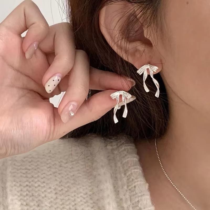 VENTFILLE 925 Sterling Silver Drop Earring For Women Zircon Crystal Hollow Out Cat Personality Jewelry Gift Dropshipping