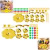 Building Magnets For Toddlers 1-3 Busy Game Picking & Table Fishing Game Headband Catcher Fast Bead Collecting For Kids 3-4