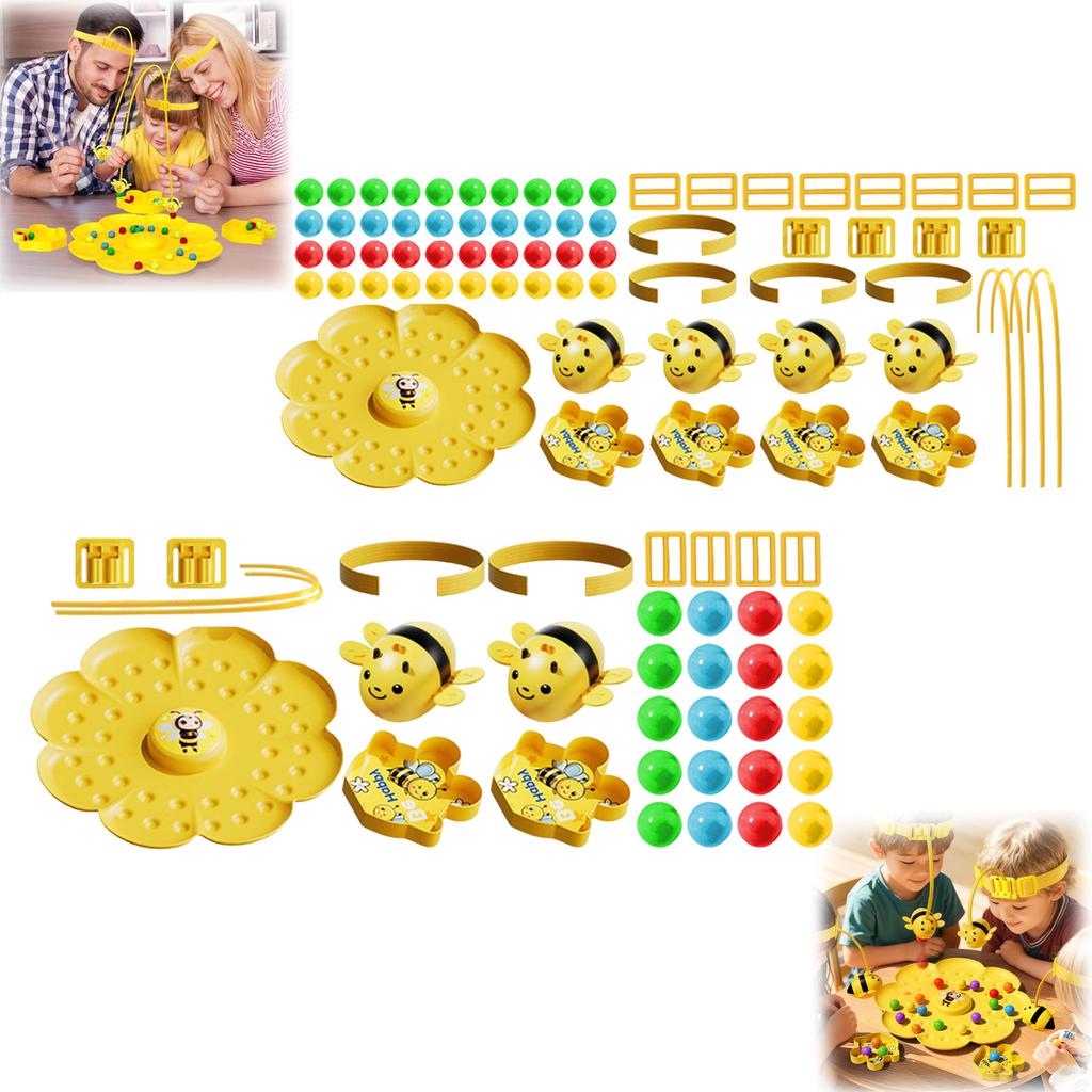 Building Magnets For Toddlers 1-3 Busy Game Picking & Table Fishing Game Headband Catcher Fast Bead Collecting For Kids 3-4