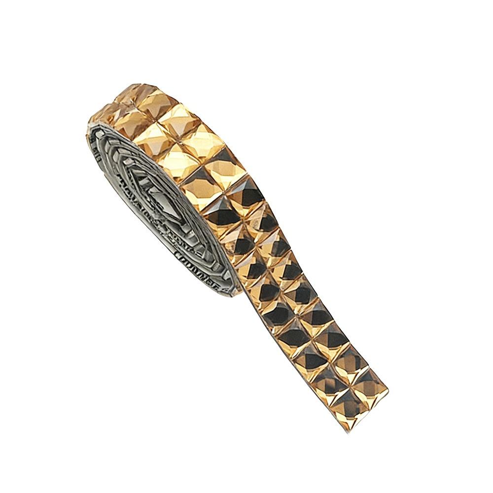 Resin Crystal Rhinestones Tape Trim Square-Shaped Decorations Trim Glass Rhinestone Sticker Rhinestone Appliques