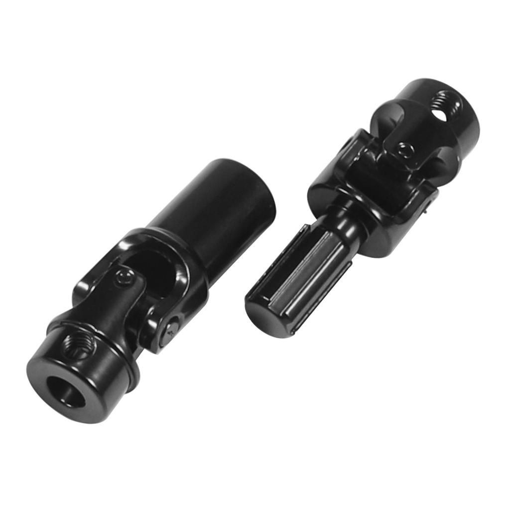 2pcs Stainless Steel Internal Spline Drive Shaft 39-45mm 54.5mm-62mm for 1/18 RC Crawler Car TRX4M Upgrade Parts