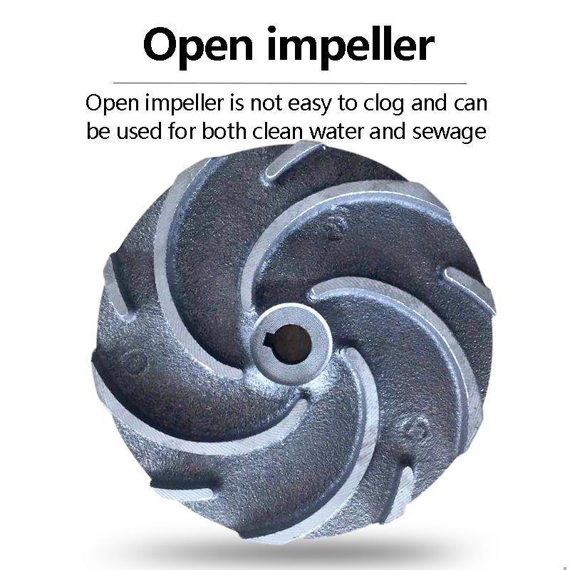 Centrifugal Pump Well Water Pump Large Flow Rate 1.5 Inches 2 Inches 3 Inches Household 220V Septic Tank Sewage Self-Priming Pum