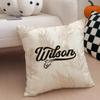 brand classic WWilson Cushion Cover Throw Pillow Cover Hidden Button Durable Polyester Chair Cushion