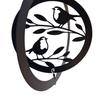 3D Bird Wind Spinner Outdoor Metal Wind Sculpture Kinetic Bird Art Hanging Ornament for Garden Yard Patio Balcony Home Decor