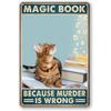 Hisun Tin Sign Vintage Funny Cat Coffee Themed Metal Tin Sign Retro Cute Kitten Wall Art Decor for Home Kitchen Cafe Bar Rustic Iron Painting P