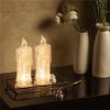 HHO-12PCS LED Flameless Candles ,LED Clearance Pillar Candles, Battery Included,Decoracion For Halloween Christmas