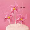 10-Pack 3D Hot Air Balloon & Rainbow Cake Toppers