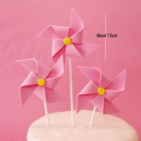 10-Pack 3D Hot Air Balloon & Rainbow Cake Toppers
