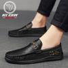 Men's Shoes New Trend Doudou Shoes Versatile Business Casual Leather Shoes Driving Trend