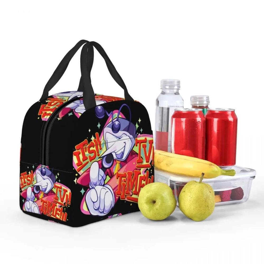 Deltarune Mr Tenna's TV Time Insulated Lunch Bag for Women Kids Leakproof Food Boxes Thermal Lunch Box Tote