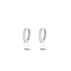 Ear Buckle, Simple Row Diamond Zircon Earrings For Women, Small Fresh Round Small Earbone Studs